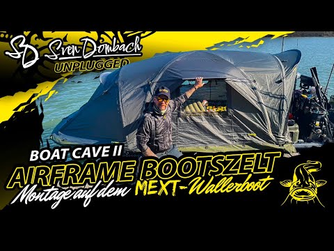 Black Cat Angler Fishing Boat Tent Airframe - 338 CM X 220 CM X 110 CM  4029569290703
